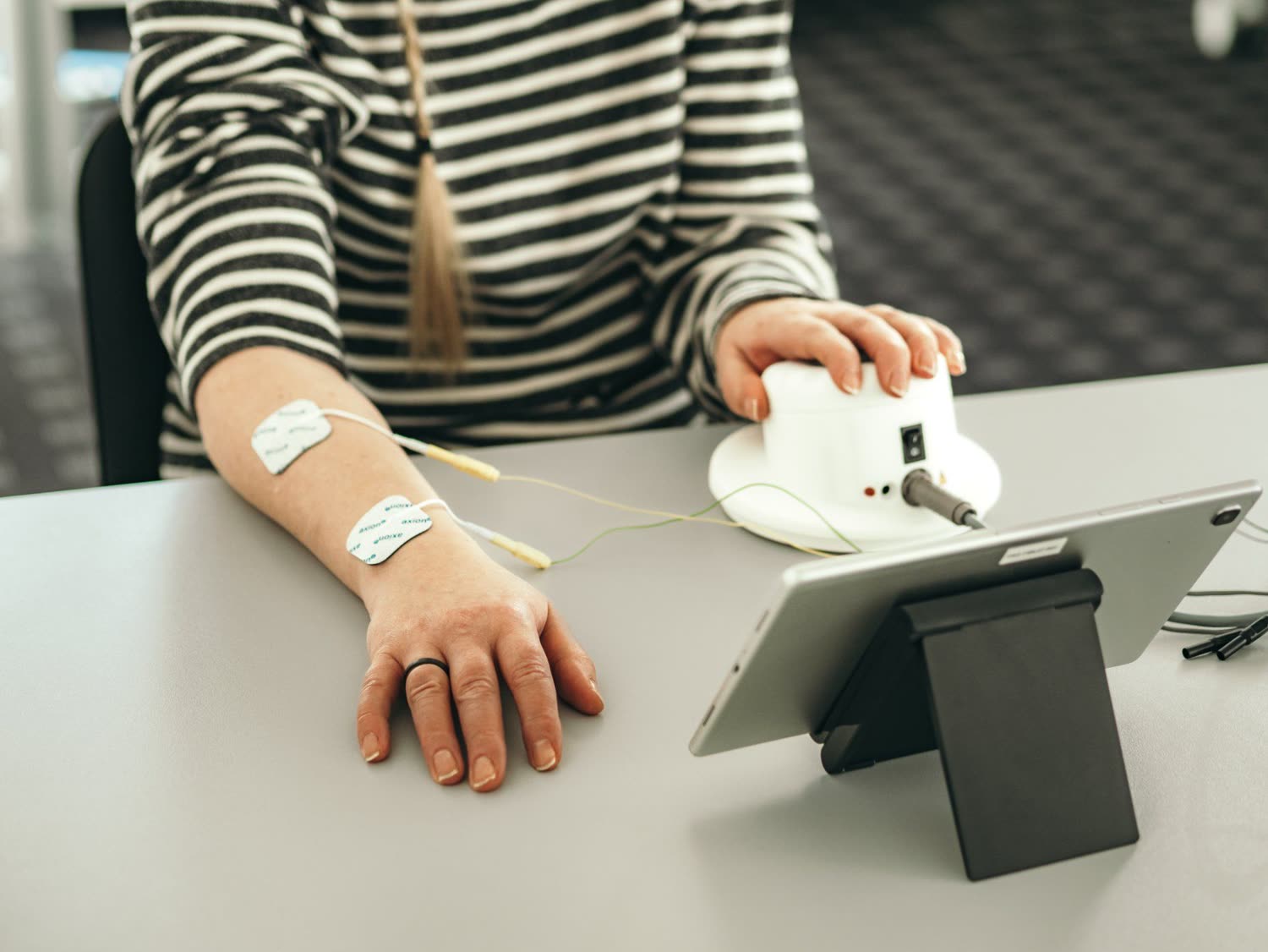 Handtraining mit Sensor