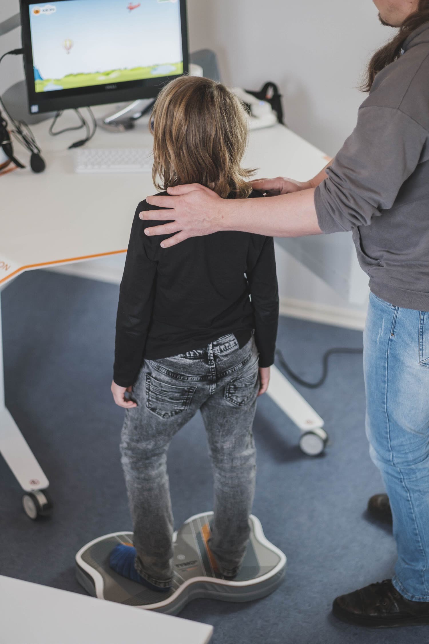 Therapeutin bei der Behandlung